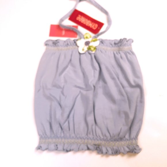 NWT Gymboree White Floral Bermuda Short & Lavender Corsage Halter Top Size 6 - Picture 7 of 9